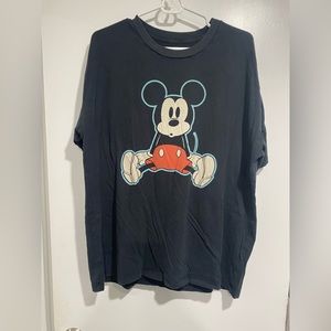Mickey Mouse Disney x AE American eagle black t shirt size medium